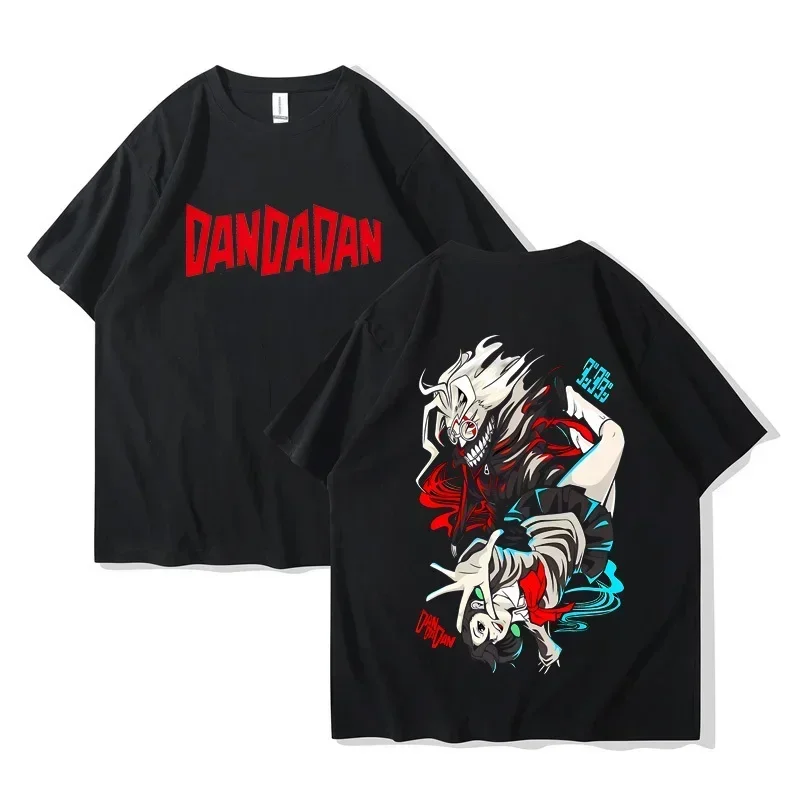 Dandadan Okarun Cotton T-shirt Men Women Breathable Classic 2000s University T Shirt Korean Clothes Aesthetic Hip Hop