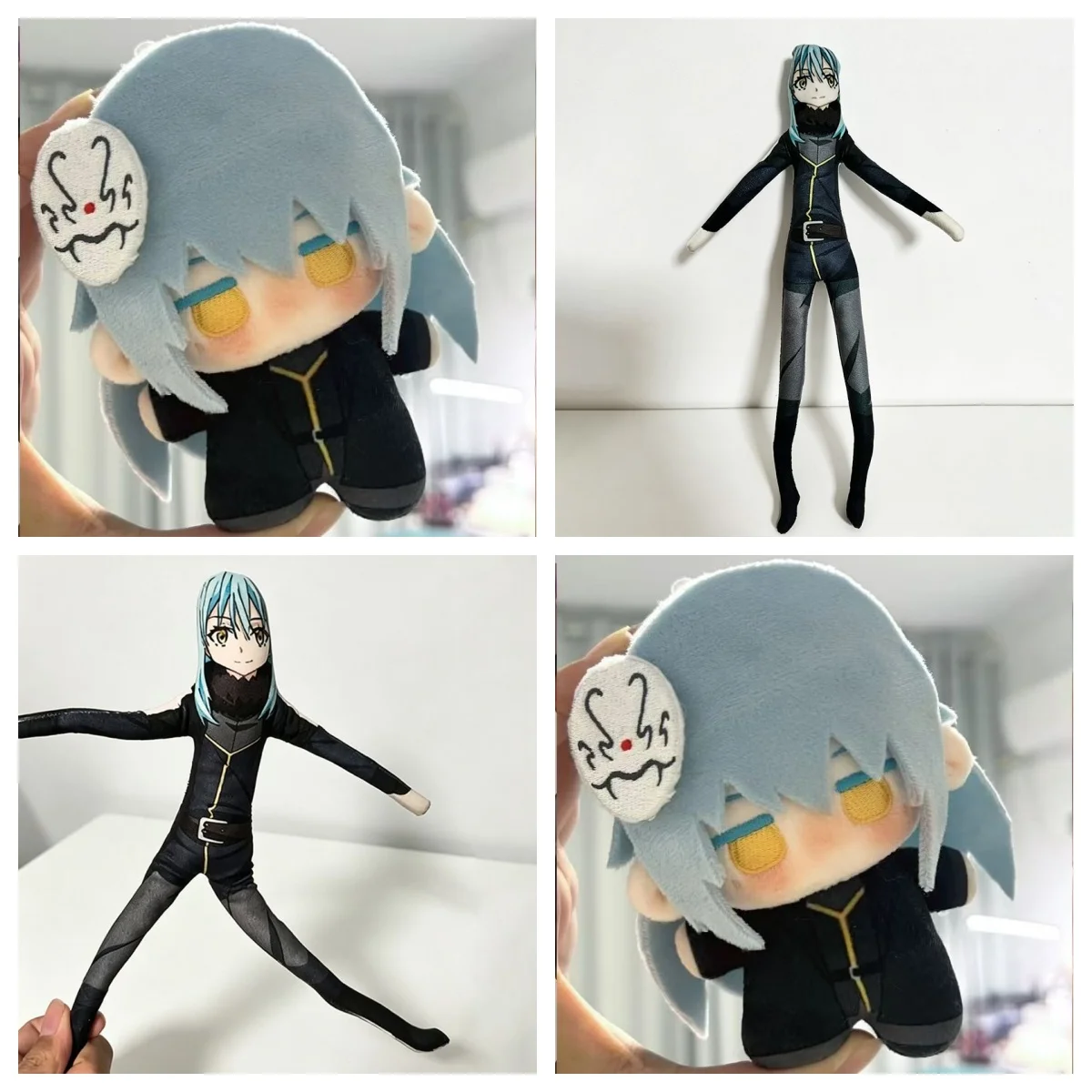 Kawaii 10cm Rimuru Tempest Anime That Time I Got Reincarnated as a Slime plush Keychain Slime Toys Birthday Xmas Gift for Kids