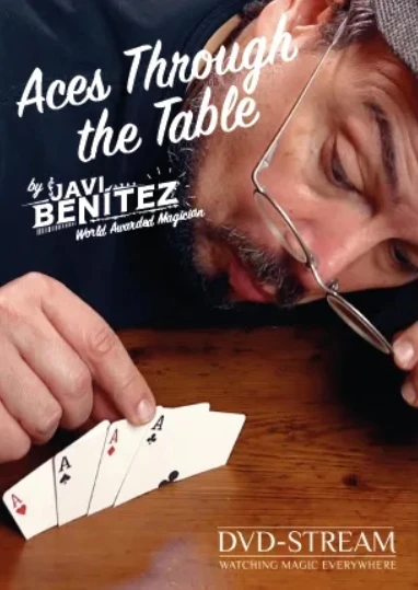 

Aces Through the Table by Javi Benitez - Magic tricks (Instant Download)