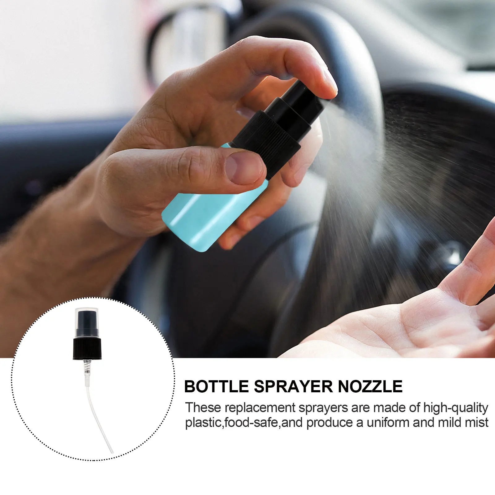 

20pcs Spray Tops Replacement For Bottle Nozzle Mist Sprayer Head Plastic Pump Heads Reusable Bottle Accessories For