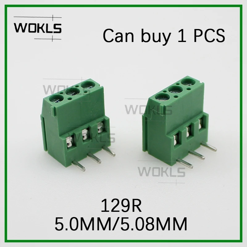 5.0MM/5.08MM Pitch Screw PCB  terminal block  DG129R 5.0 5.08 129R-5.08 KF129R