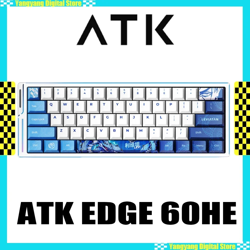 ATK LEV EDGE 60HE Magnetic Switch Mechanical Keyboard 8K Aluminum Alloy E-Sports Gaming Keyboard GAME BOOST PC Gamer Accessories