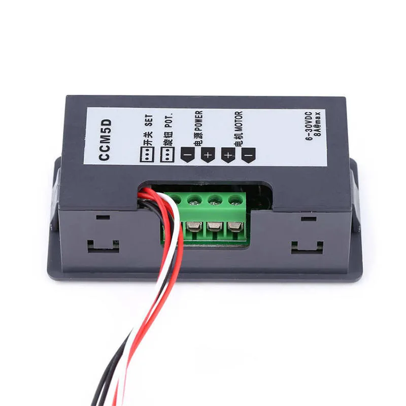 1/2 ~ 20/50Pcs CCM5D Digital Display DC Motor Speed Controller PWM 5A Keine Geschwindigkeit Schalter 6V12V24V Display Gehäuse