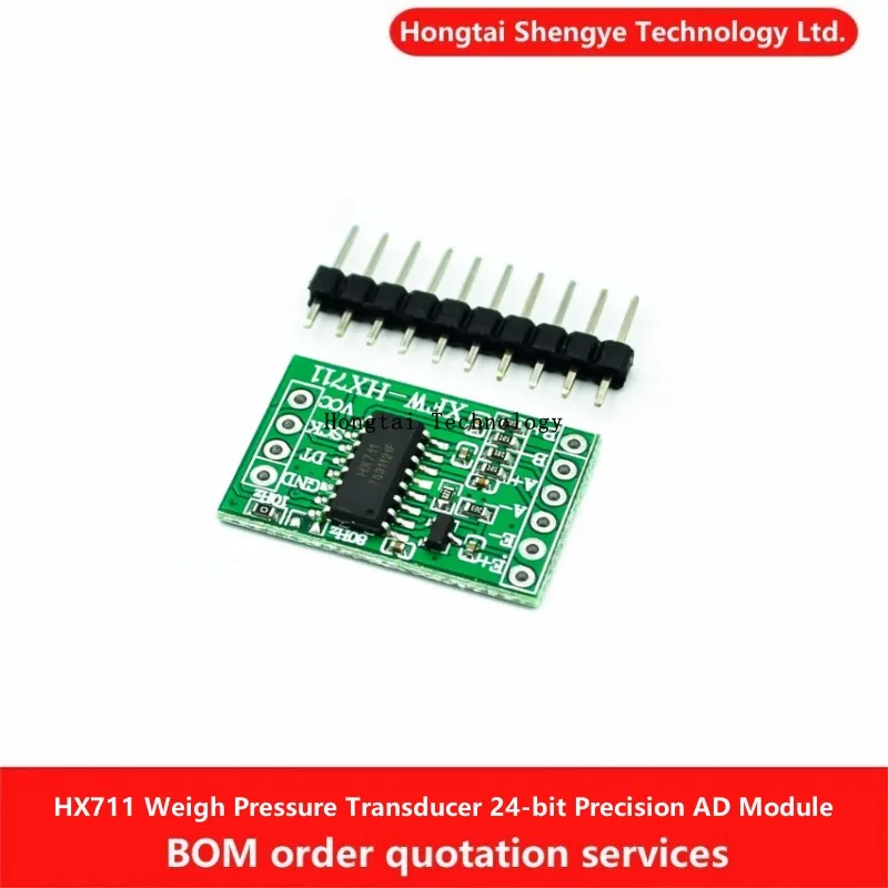 HX711 Tech/24 bits Precision AD Tech pour cellules de charge, capteurs de pression