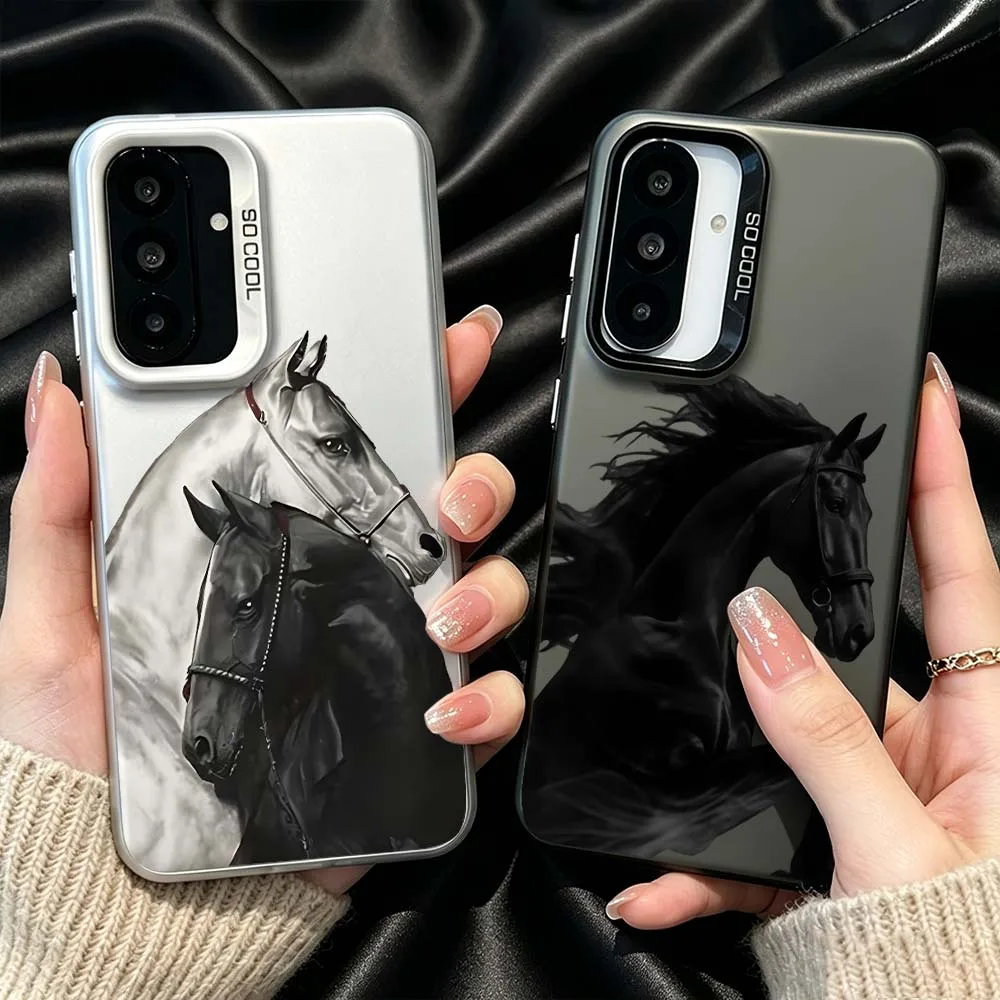 Horse Portrait For Samsung Galaxy Note 20 A73 A72 A71 A56 A55 A54 A53 A52 A51 A50 A36 A35 A33 A32 A34 A31 Phone Case