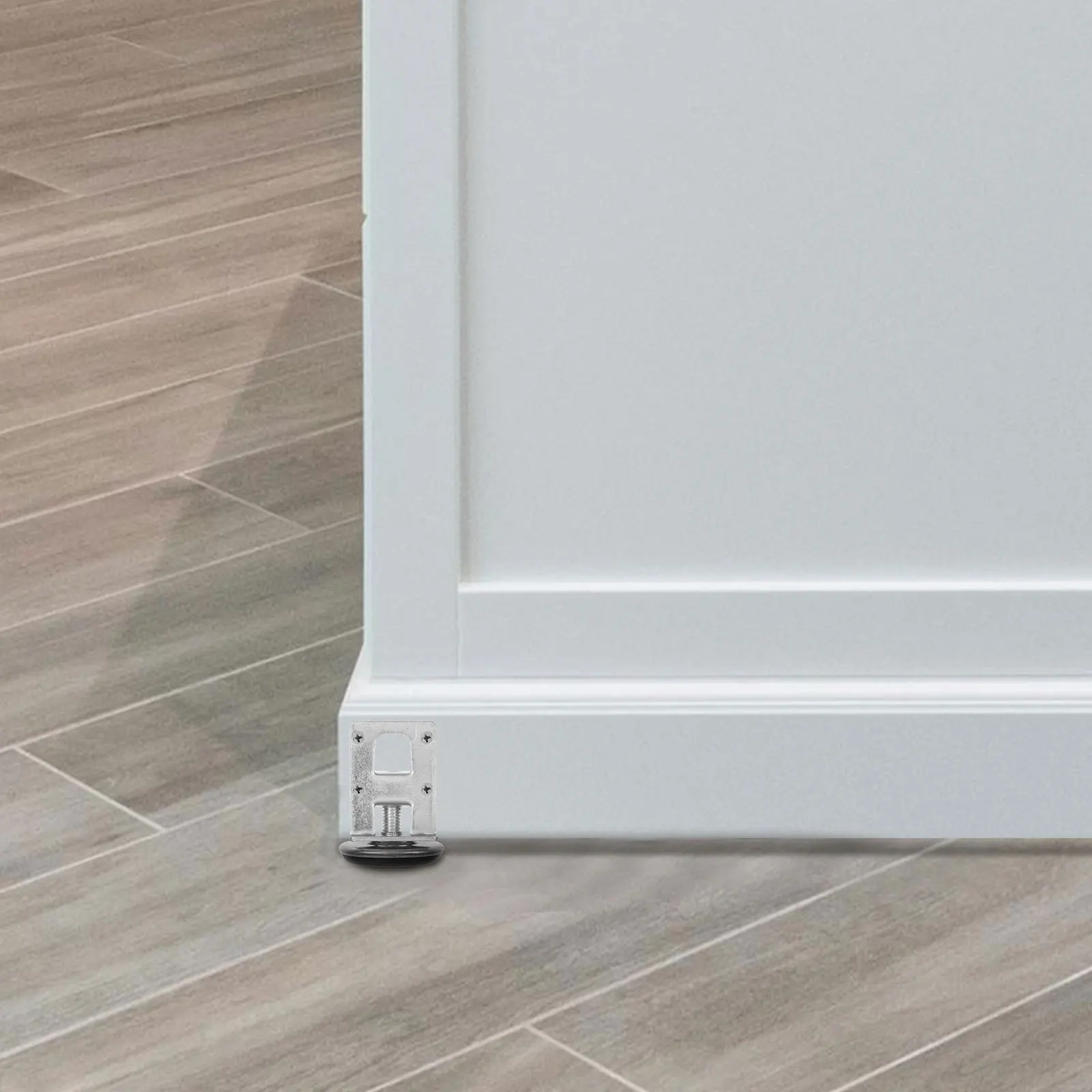 

4Pcs Adjustable Leveling Feet Heavy Duty Iron ABS Material for Furniture Cabinets Workbench Shelves Table Leg Levelers