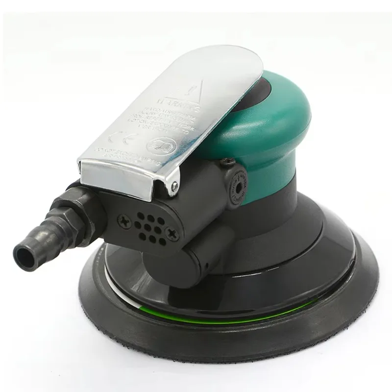 Pneumatic Air Random Orbital Sander Machine Polisher 5 in Disc 10000 RPM Hook & Loop Attachment