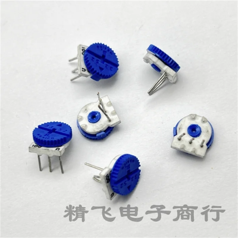5PCS 3352P-1-103 original American BOURNS precision adjustable resistor horizontal 3-pin 10K potentiometer MEXICO
