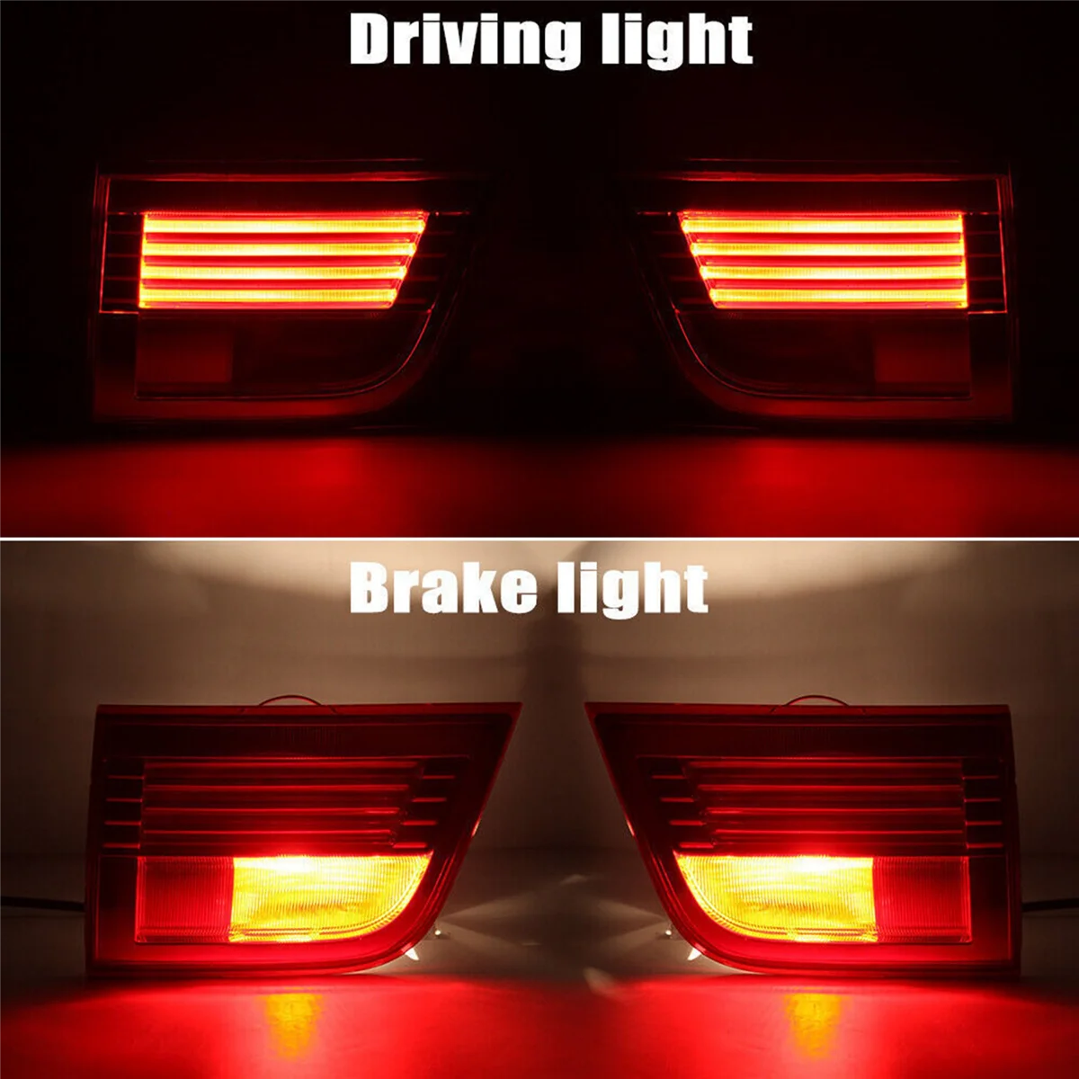 Car Inner Tail Light Rear Lamp Without Bulb Rear Fog Light Brake Lamp Turn Signal Light for BMW X5 E70 2007 2008,Left