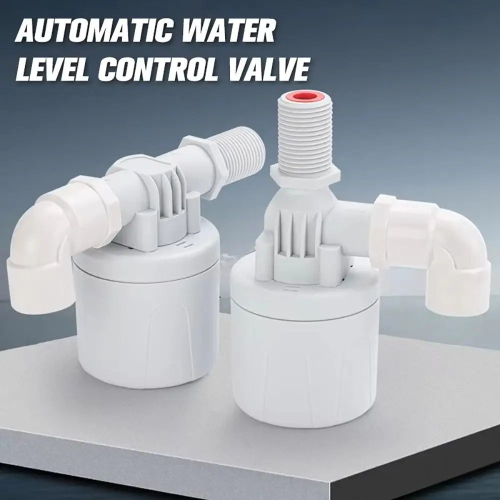 1Pcs Straight-Through Floating Ball Valve Male Thread 1/2" 3/4" 1" Water Level Control Valve Inside Plug-in Tank Valve