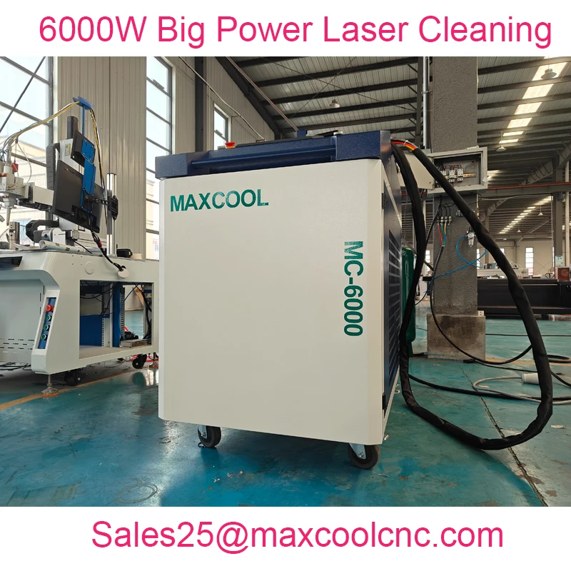 Good Performance Laser Cleaner Rust Laser Cleaning Machine For Metal /6000W Laser Rust Remover For Oil Paint