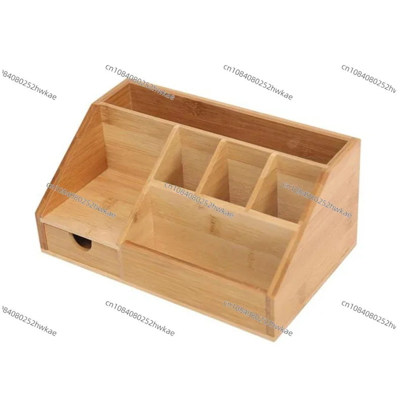 

1PC Multifunctional Wooden Office Desktop Storage Box Desk Clutter Storage Box Pen Holder Desk Organizer Organizador De Escritor