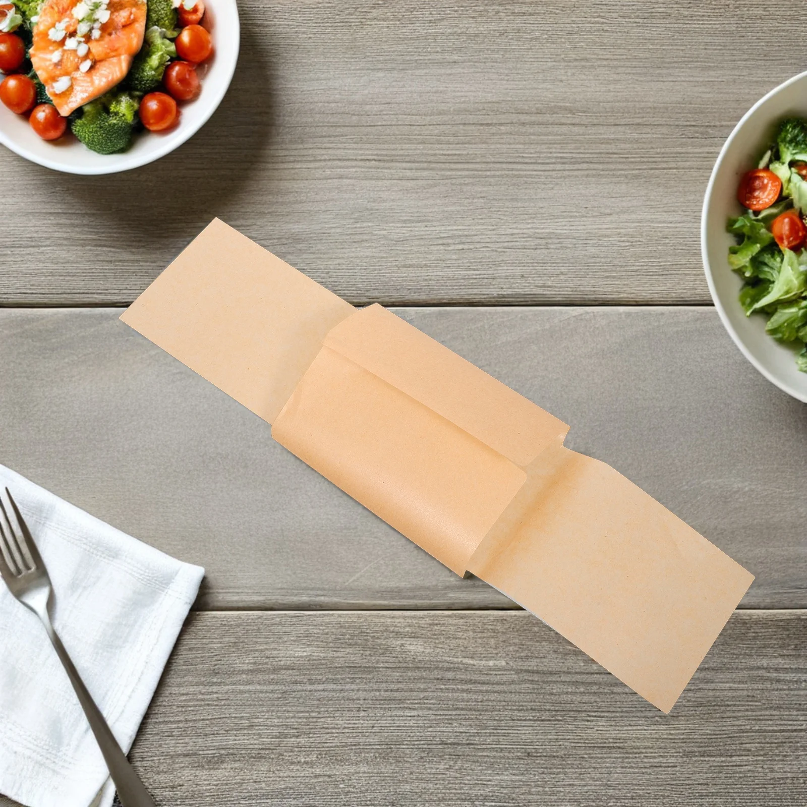 

100 Pcs Baking Paper Cookies Bread Pan Liners for Fried Khaki Solvent-free Silicone Oil Parchment