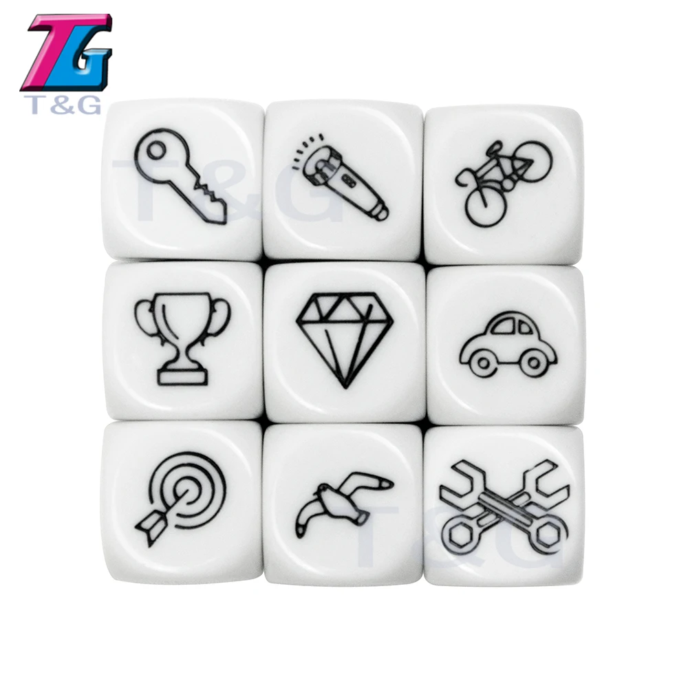 

Telling Story Dice Learning Toy/Family/Parents Funny Imagine Education Toys for Children as Boardgame Accessories for Tabletop