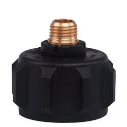 Gas Regulator Valve Fitting Adapter QCC1 Propane Adapter With Nut And 1/4 Inch Male Pipe Thread