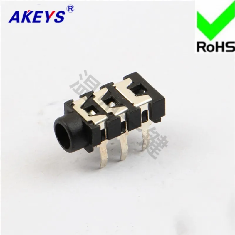 10 PCS PJ-313C power socket 3.5 headphone socket 6 foot socket 2 fixed foot 3.5MM socket base
