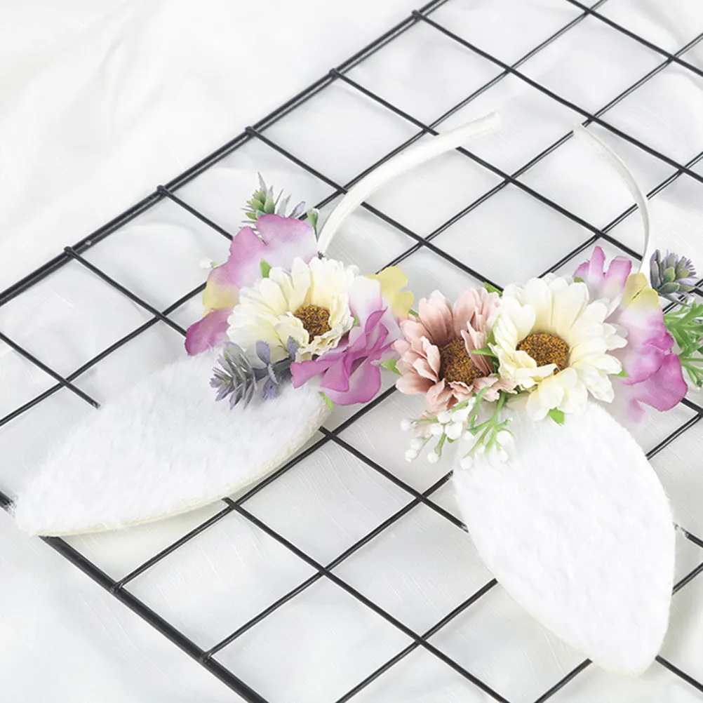 

1 шт. Милая пасхальная повязка на голову с ушками кролика, обруч для волос для девочек, яркий цвет, аксессуар для праздничного костюма, реквизит для пасхальной вечеринки