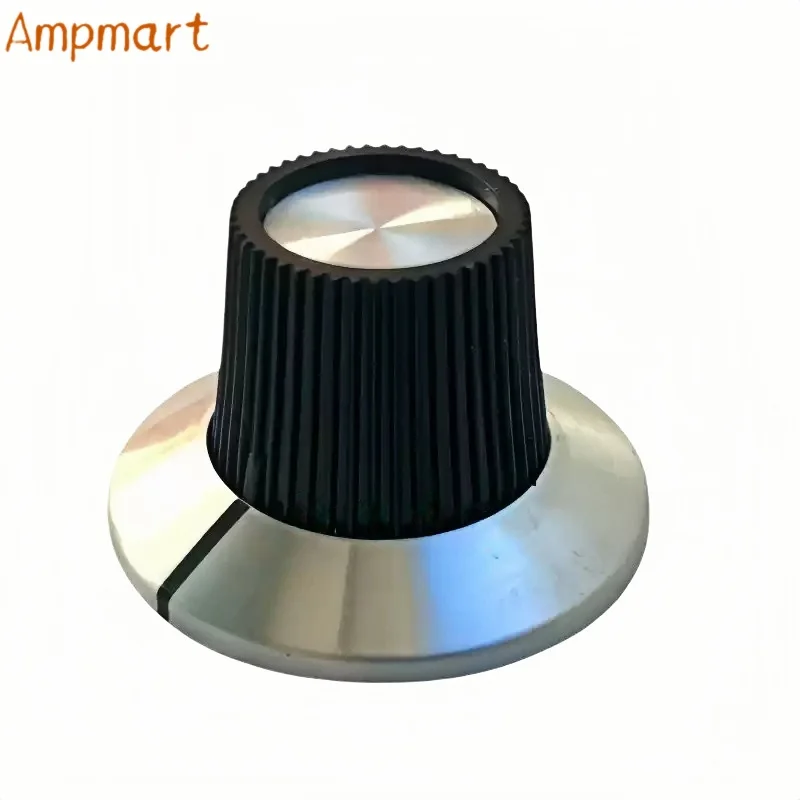 SCI RN-113B Bakelit-Knopf, 29,5 x 18 mm, für Audioverstärker, Potentiometer und Effektpedale; Knopfloch: 6,4 mm – Detail 5