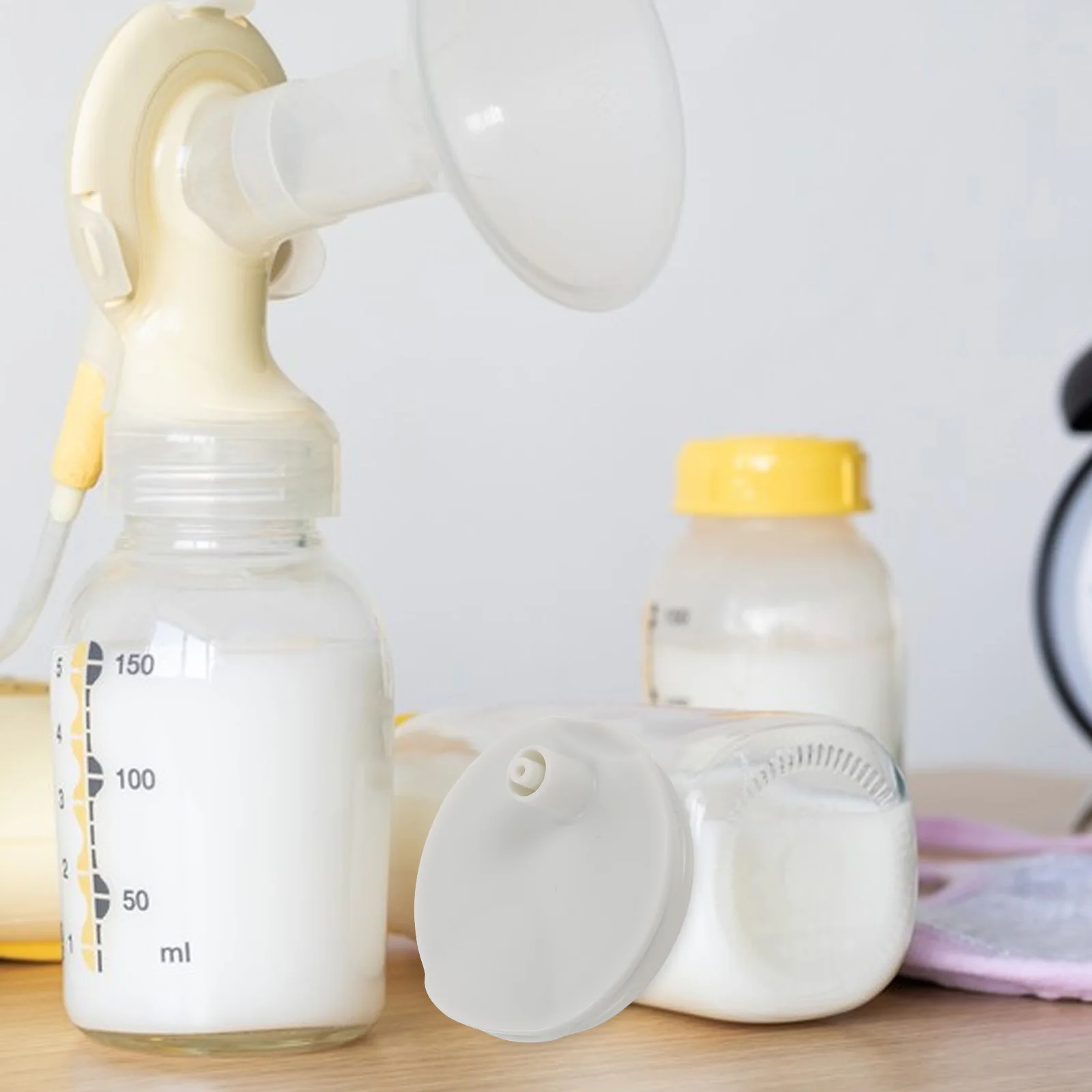 

Носимый насос для грудного вскармливания, верхняя крышка, герметичная крышка для перекачки без помощи рук, крышка для улавливания молока, часть насоса для грудного вскармливания