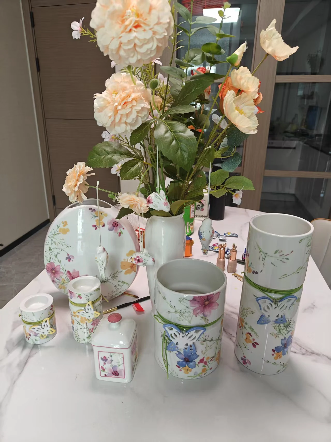 Deutsch v Schatz организм Weihnachts pl Brugchen rechteckige Tasse Salat Dessert Obst Teller