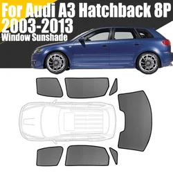 Custom Magnetic Car Window Sunshade For Audi A3 Sportback Hatchback 8P 2003-2013 Curtain Mesh Front Windshield Frame Curtain
