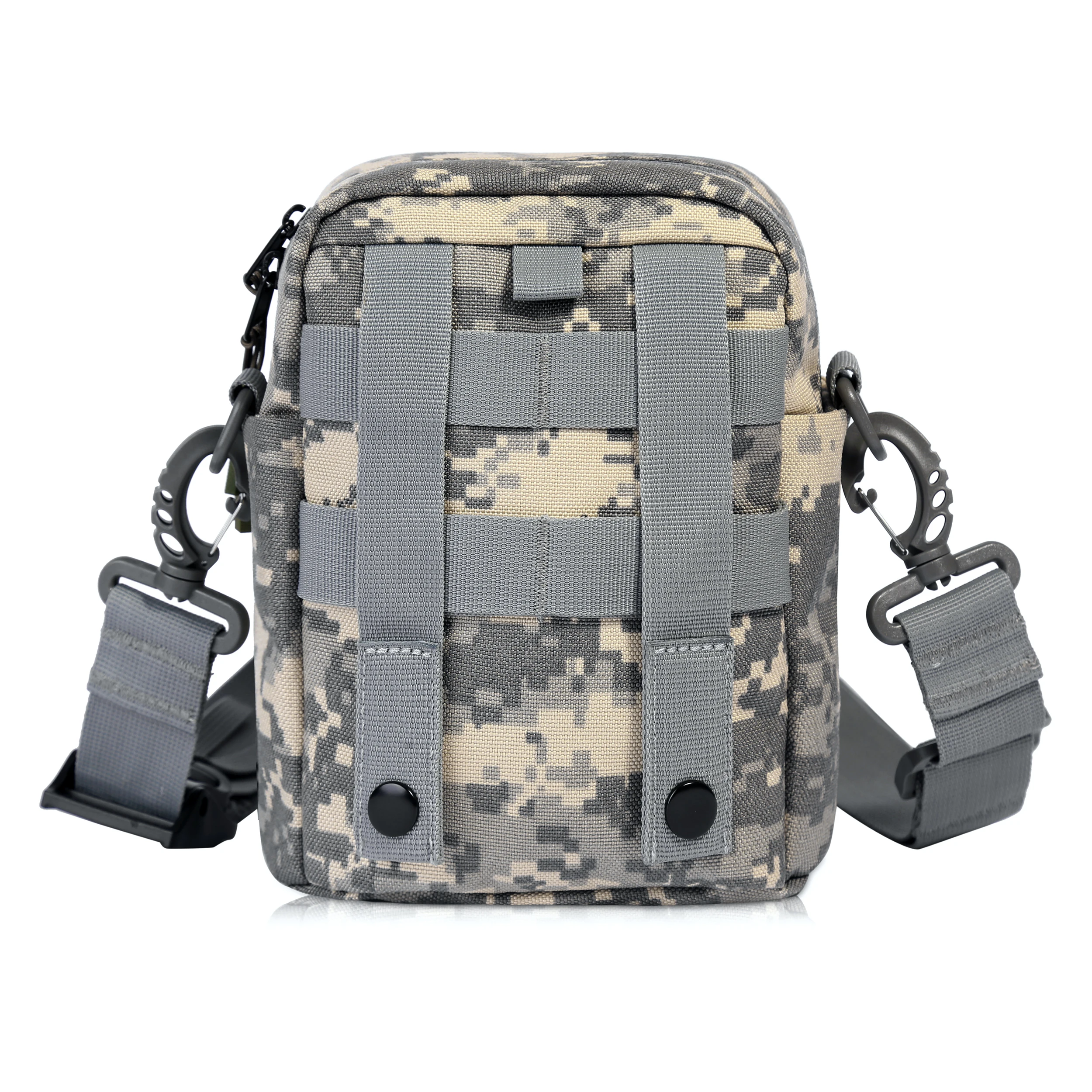 New stock military enthusiast camouflage waist bag, mountain climbing travel crossbody bag, outdoor sports shoulder bag, casual
