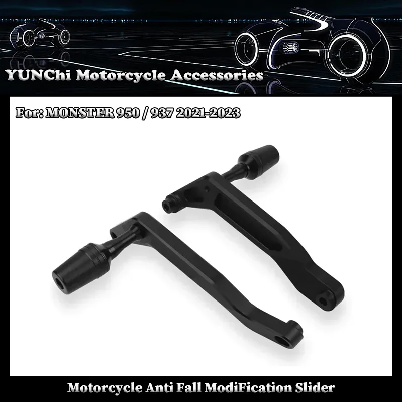 

Motorcycle CNC Falling Protection Frame Slider Fairing Guard Crash Pad Protector For DUCATI MONSTER 950/937 2021 2022 2023