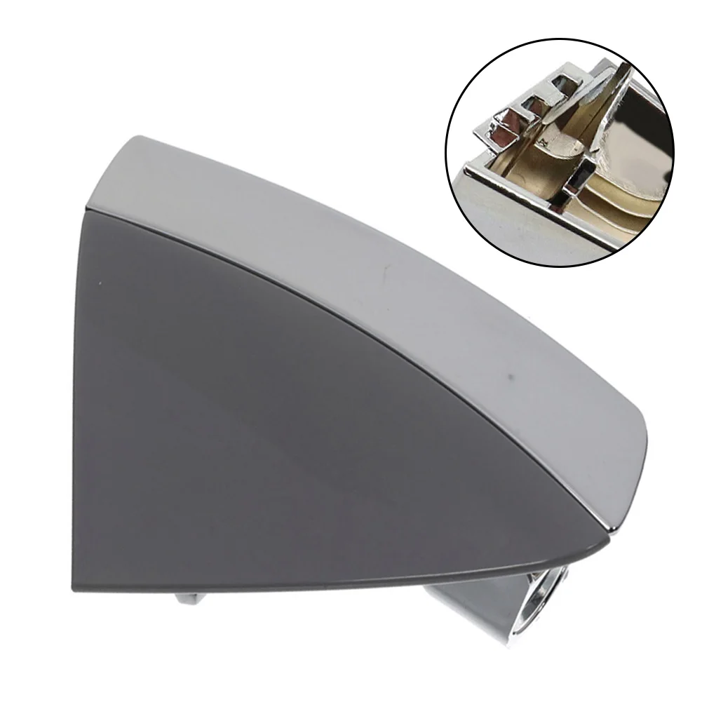 

82662-D4030 Part Door Handle Cover Car Exterior Replacement Silver Unpainted Quick Installation Easy To Use Exterior Mounting