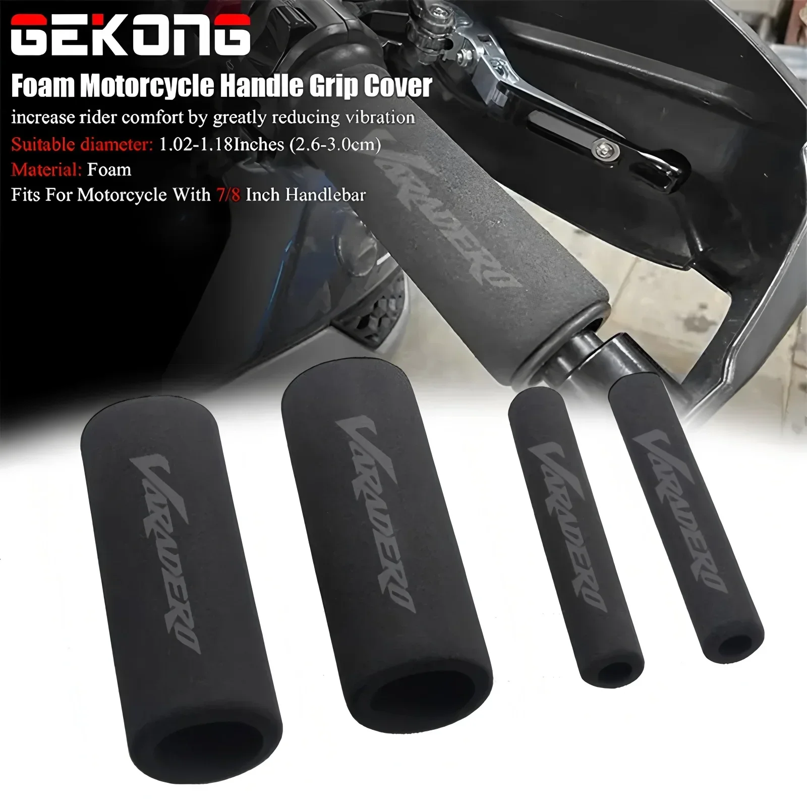 For Honda varadero XL1000 XL 1000 varadero 1000 125 Motorcycle Grip Cover Shockproof Sponge Grip Non-slip Handlebar