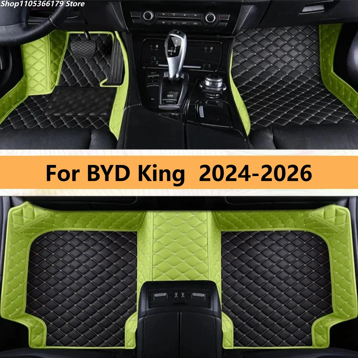 

Custom Car Floor Mats Fit For BYD King 2024 2025 2026 Auto Front & Rear Row Full Set Carpet Pads Foot Matts Rugs
