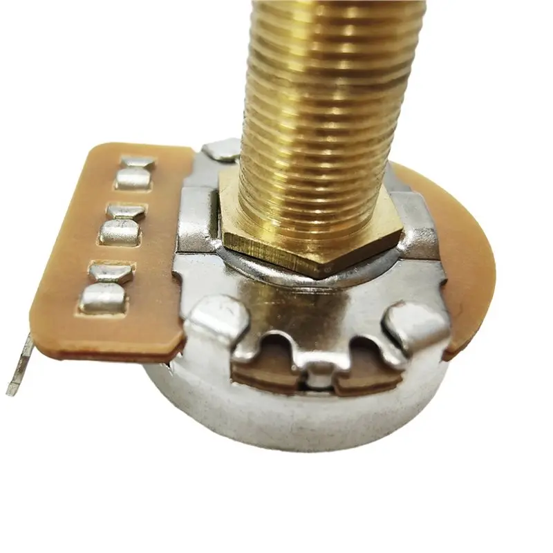 ABLB-4X Potentiometer Splined Small Pot Electric Guitar Bass Effect Amp Tone Volume 28Mm A500K