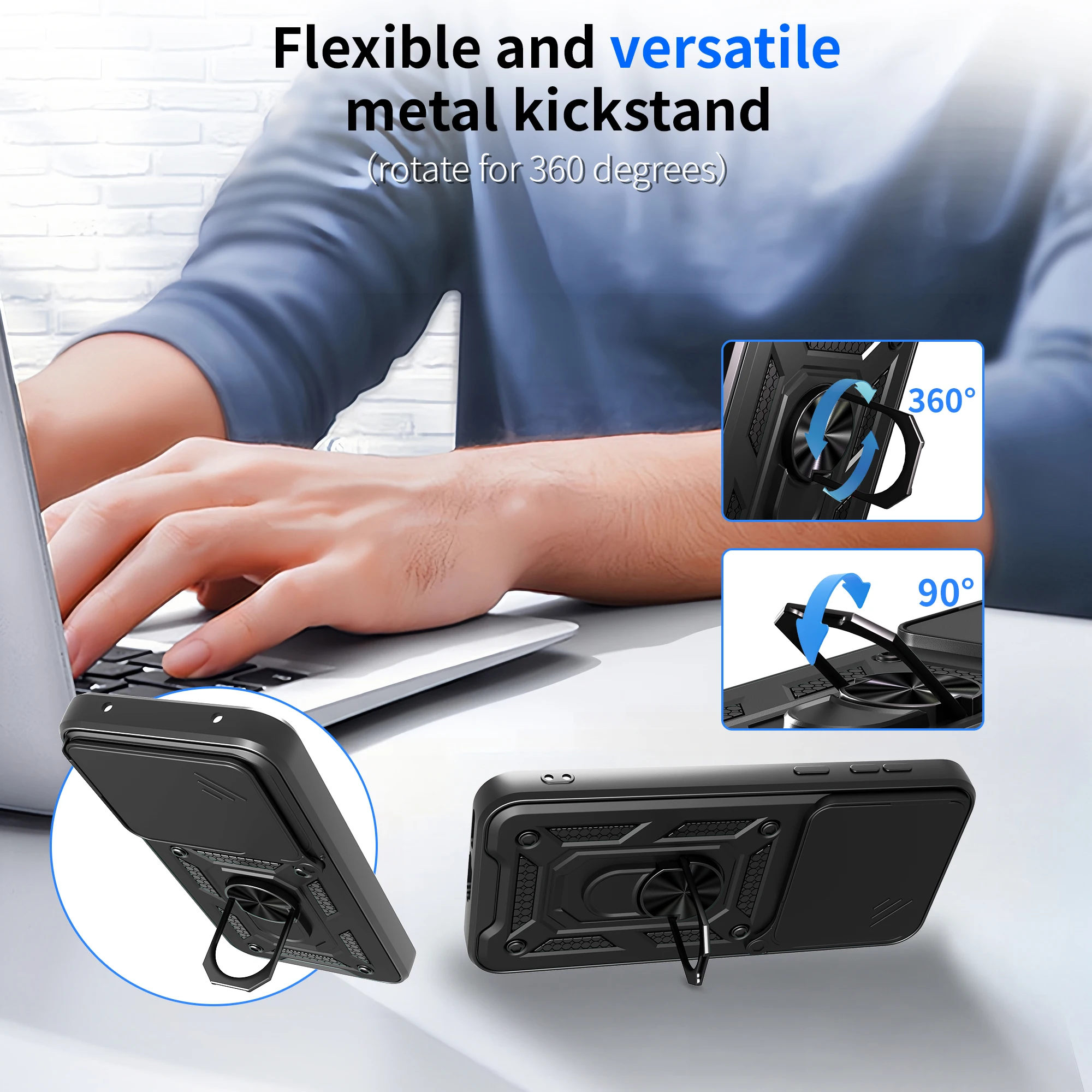 Fall für vivo X200 FE Slide Kamera Schützen Ständer Telefon Shell Funda für X100Pro X100 Abdeckung