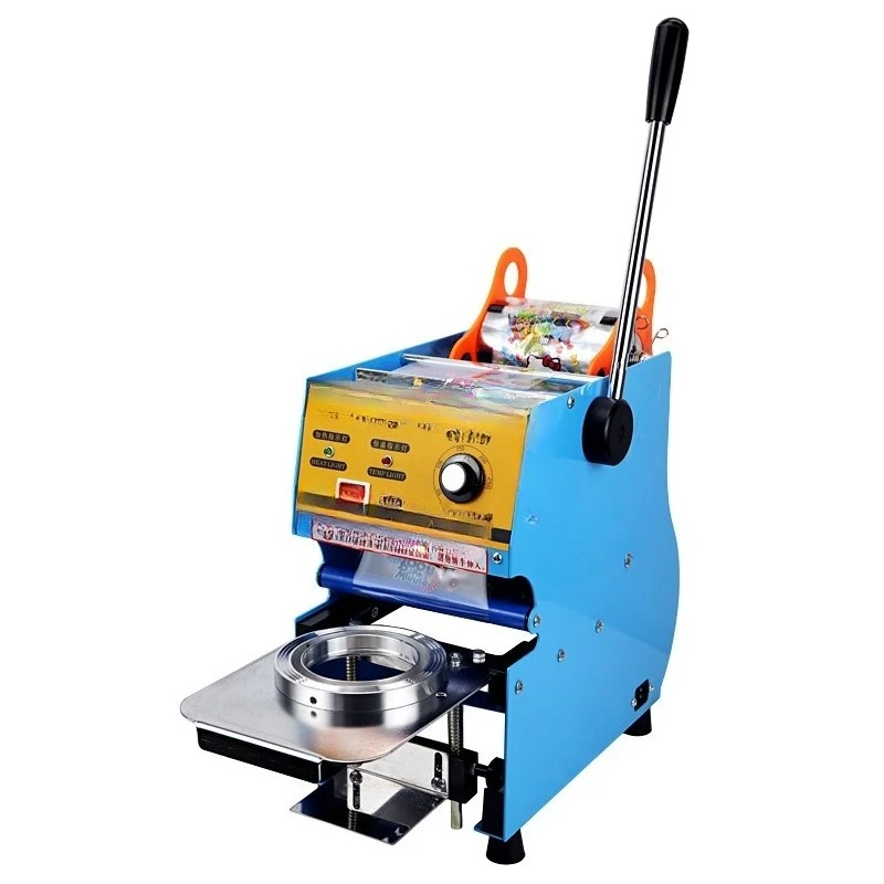 Breakfast shop commercial soy milk paper cup hand pressure cup sealing machine