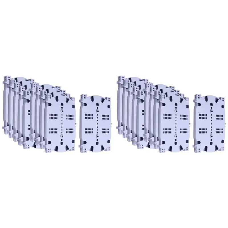 A52T 20PCS 12 Cores Optical Fiber Splice Tray FTTH Fusion Tray With Cover Used In Fiber Closure Distribution Box