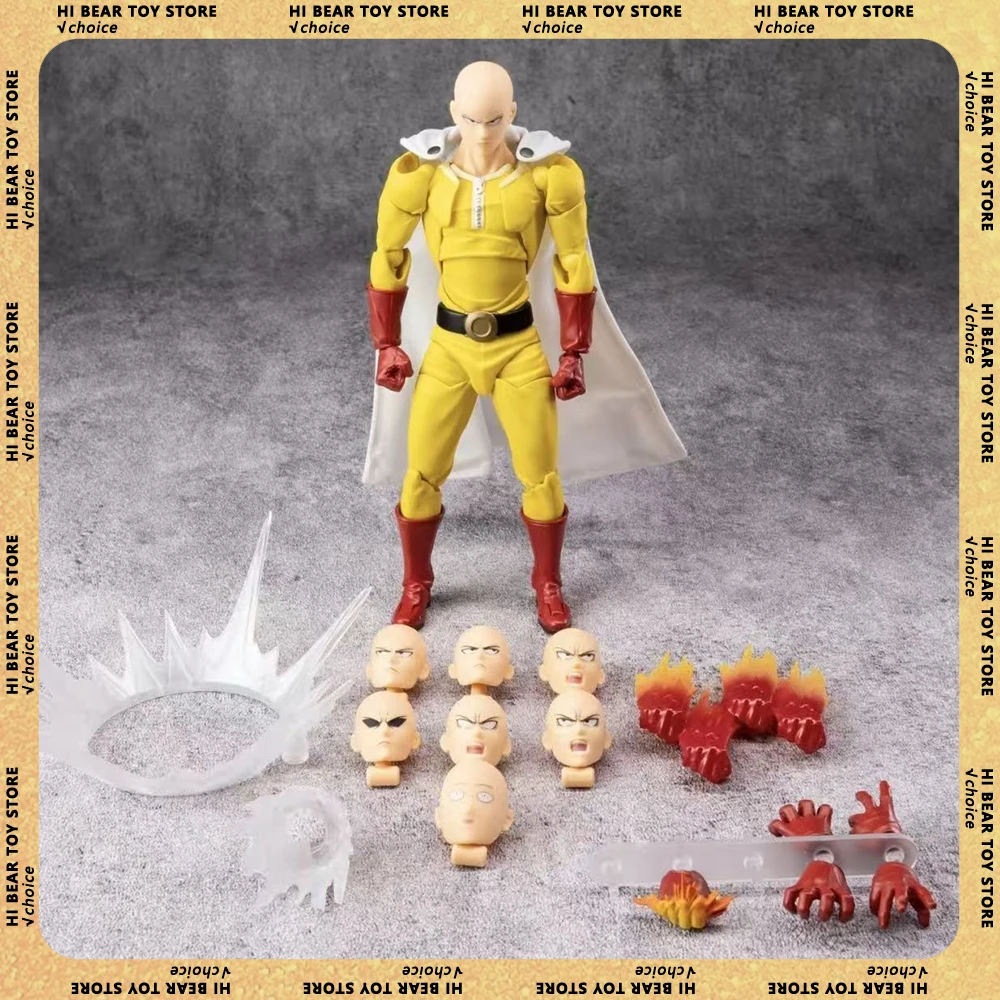 

2025 Kaiyodo One Punch-Man Figure Ko Ver. One Punch-Man Anime Figurine Collection Desktop Decor Models Toys Kid Halloween Gifts