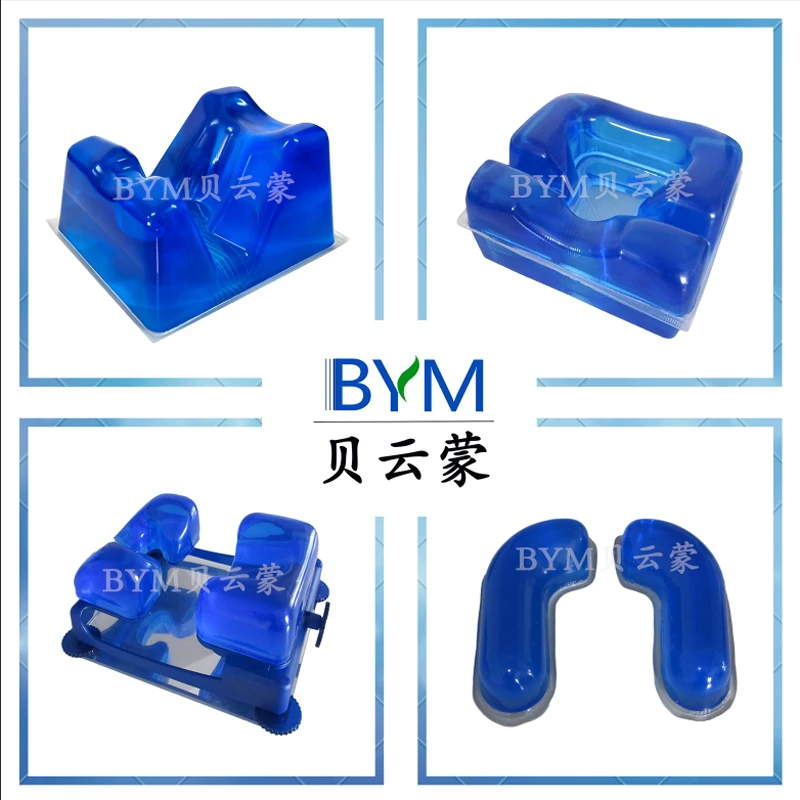 Prone position Head pad Medical gel pad Silicone headrest Horseshoe U-shaped ventilation cannula Polymer head sleeping