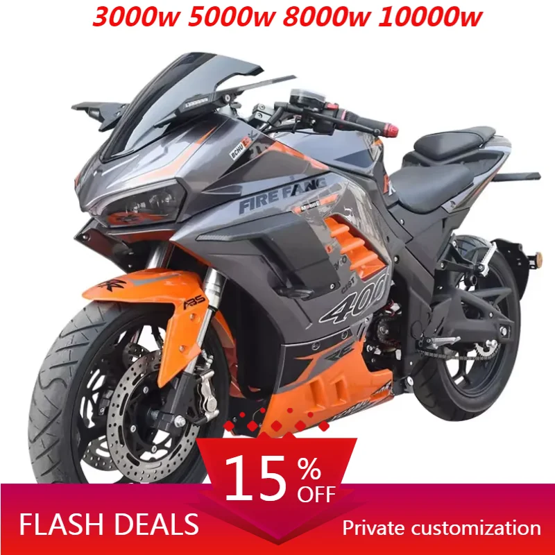 

luyuan 2025 electric motorcycle large high-speed 160 yards 5000W high power pilot V6R3 large capacity long life battery