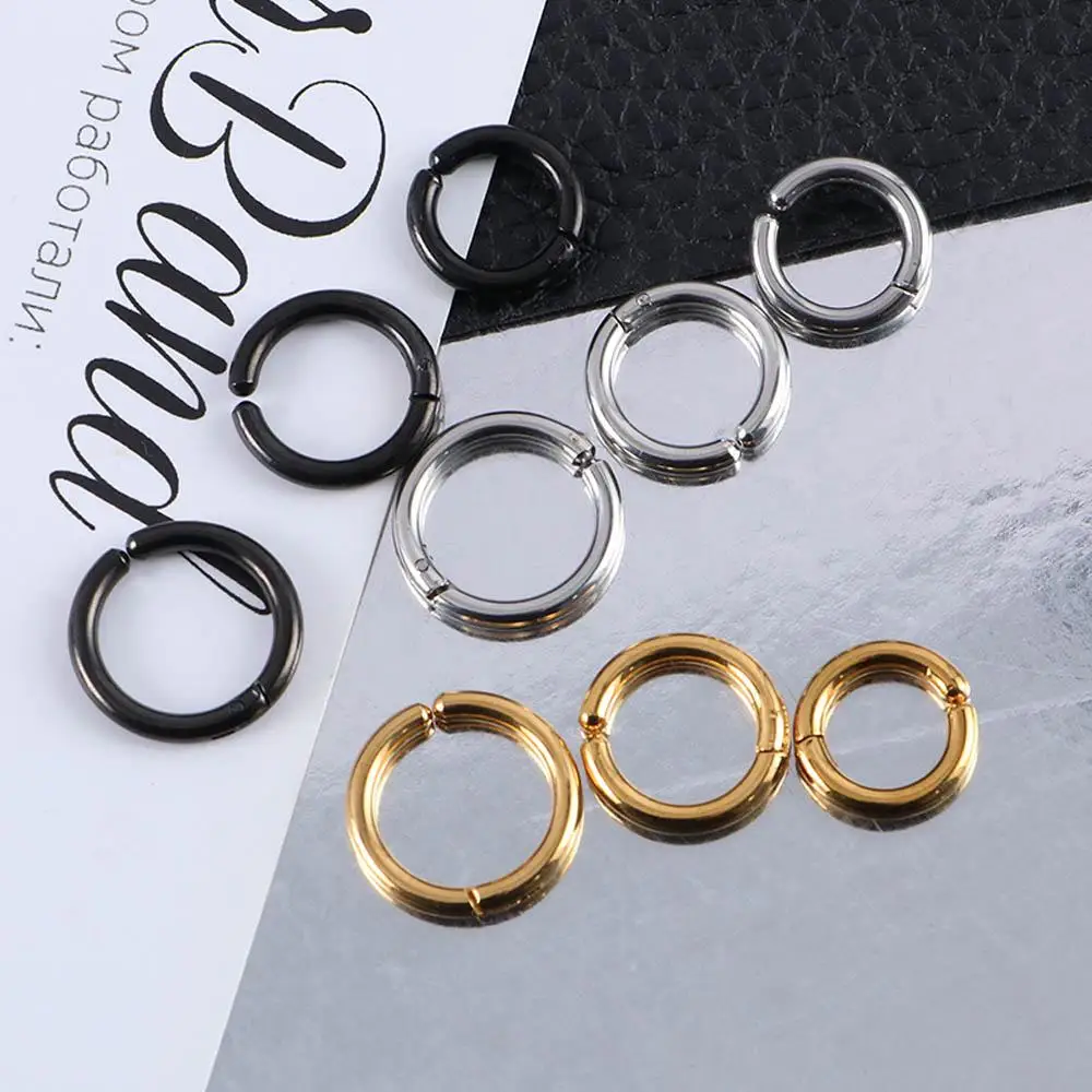 Solid Color Minority Party Temperament Gift Punk Earrings Hoop Korean Ear Cuffs Men Clip Earrings Women Ear Clips