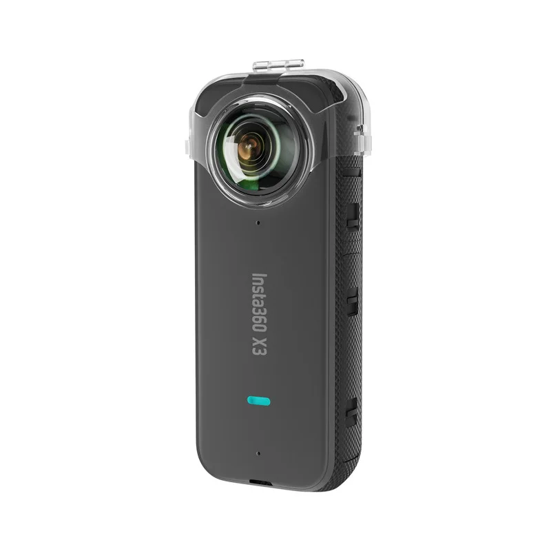 สำหรับ Insta360 X3สูงโปร่งใส PC ที่ถอดออกได้ Tutup Lensa Kamera Insta360 X3อุปกรณ์เสริม