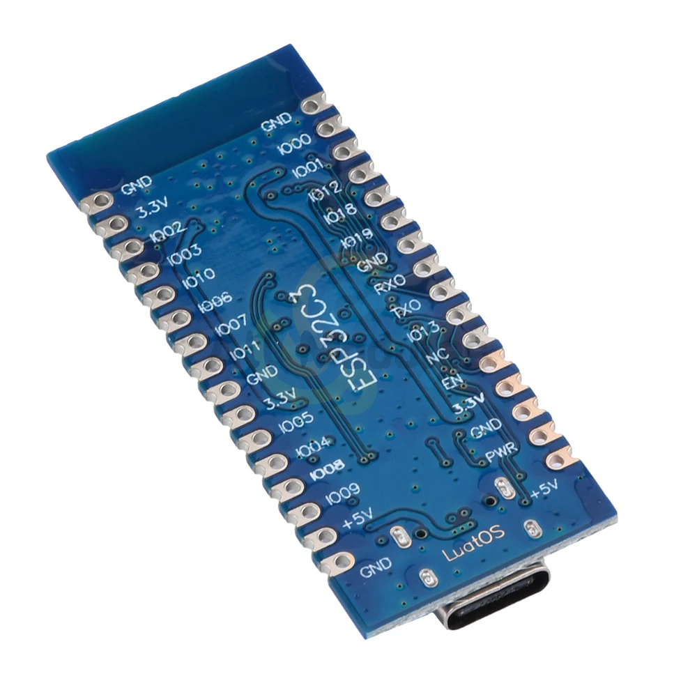 ESP32-C3 Core Board WIFI Bluetooth Module Development Board 2.4G CH343P 32Pin for Verifying ESP32C3 Chip Function Blue