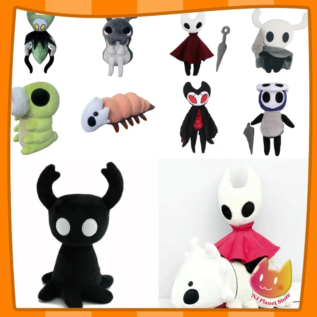 Hollow Knight Plush Toys Hot Game Troupe Master Grimm Ghost Stuffed Animals Doll Brinquedos Kids Toys for Children Birthday Gift