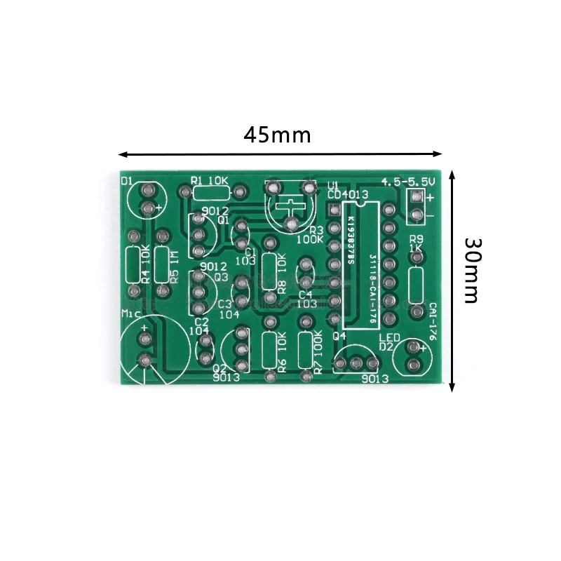 DIY Kit Module Analog Electronic Candle Lights + Blowing Control Simulation Candle Suite Trousse Timer Componentes Eletronico