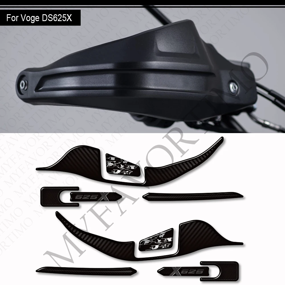 For VOGE DS625X 625 DSX DS625 X DS 625X 2025 Adventure Tank Pad Protective Stickers Hand Guards Sticker Kit