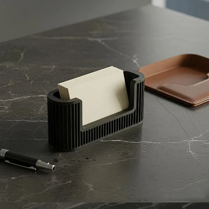 New Business Card Holder And Desktop Storage Box Suitable For Office Reception Desk Shelf Desktop Business Card Display Stand