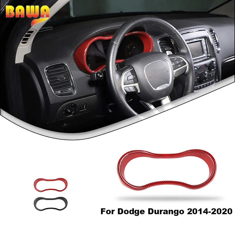 BAWA Instrument Panel Dashboard Cover Trim For Dodge Durango 2014 2015 2016 2017 2018 2019 2020 Interior Accessories