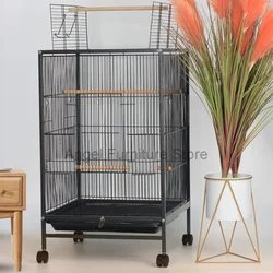 Parrot Garden Bird Cages Feeder Large Canary Budgie Breeding Bird Cages Quail Pigeon Jaula Pajaros Grande Pet Products YY50BC