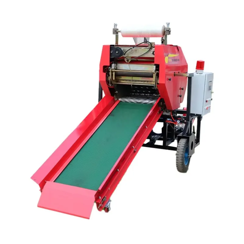 Customized Full Automatic Silage Baler Machine hay Straw Baler Compress Machine