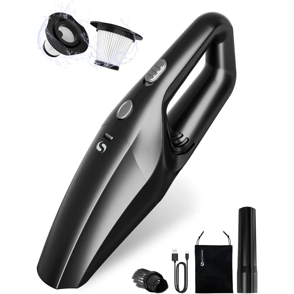 

Ручной беспроводной пылесос, автомобильные пылесосы с перезаряжаемой батареей, портативный ручной беспроводной пылесос с моющимся HEPA-фильтром, M