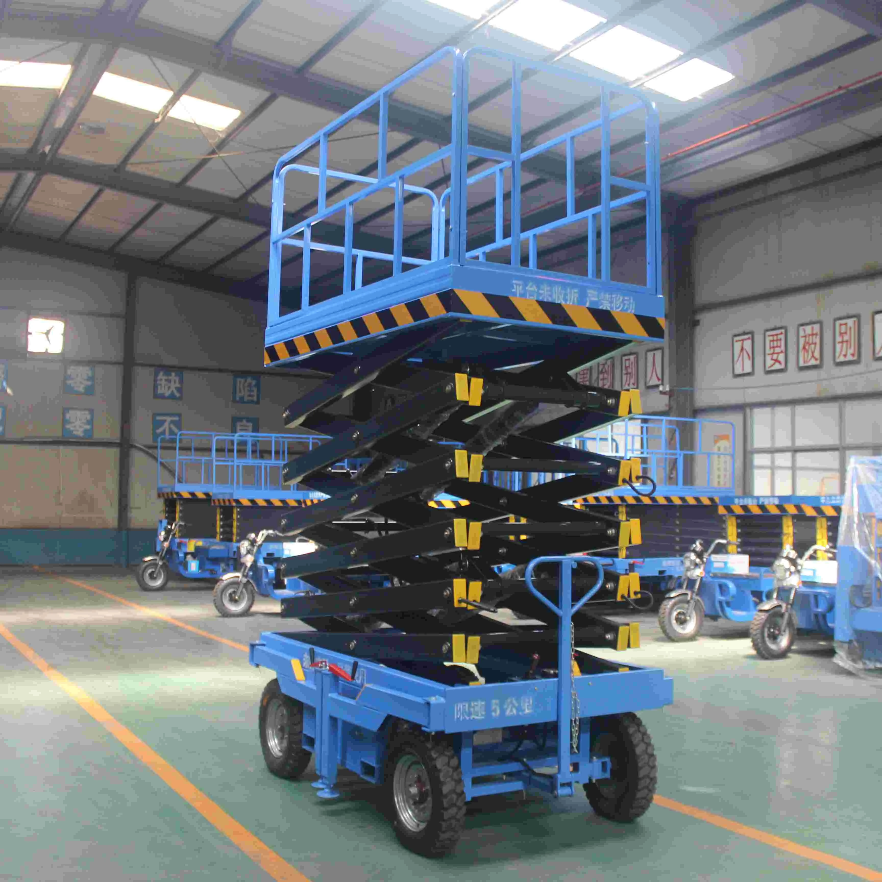 

Best Price Hydraulic Full-electromotion Scissor-type Work Platform Aerial Lifting Mobile Table Self Propelled Scissor Lift