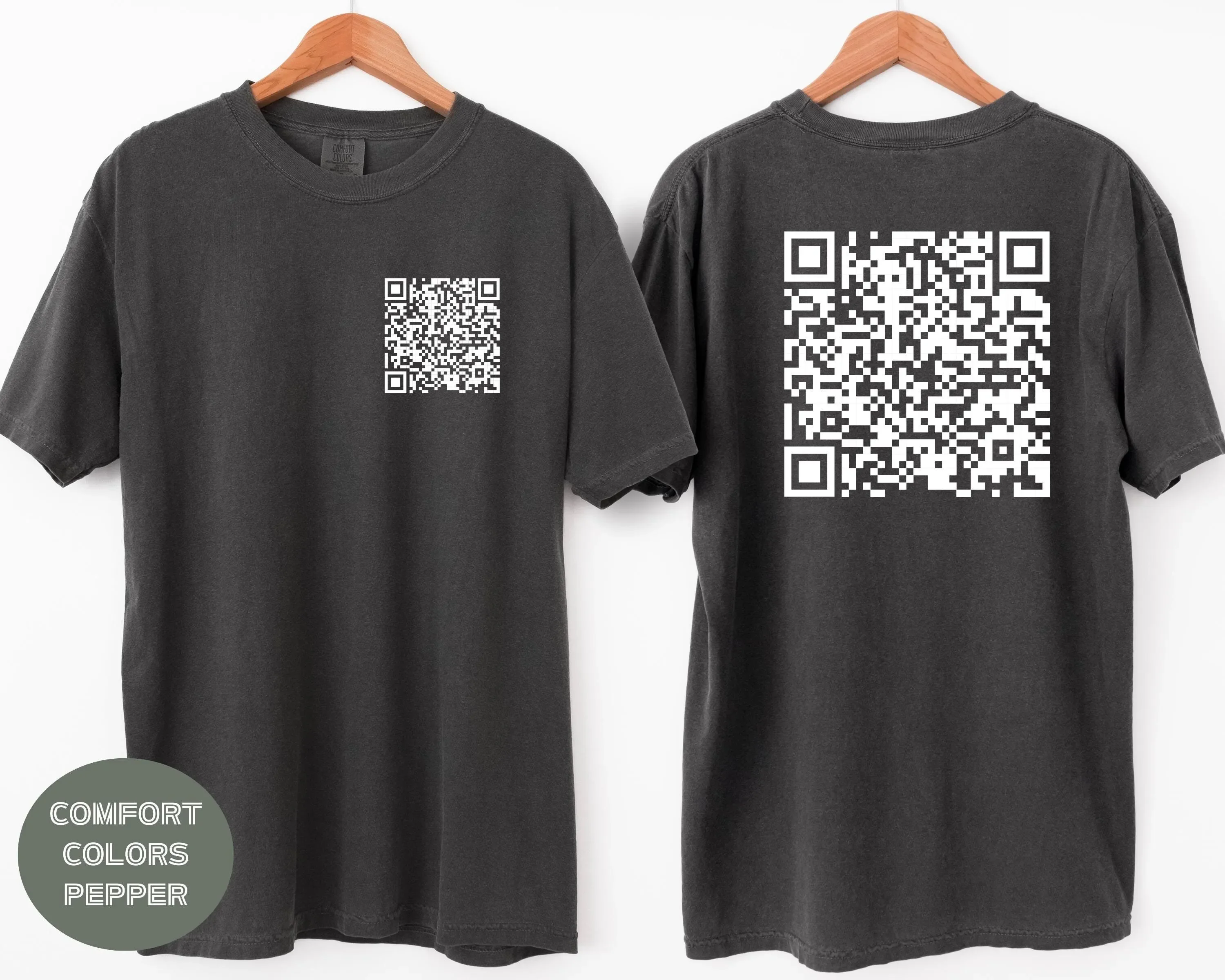 Wanna Date Me QR Code Crew T Shirt Funny Saying Sarcastic for Friends Coworker or Him Her Gag